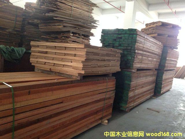 非洲桃花芯板材 进口家具木材实木板